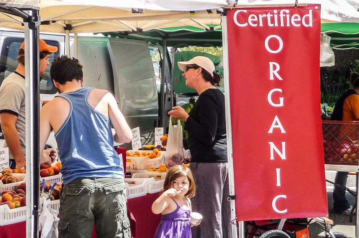 Kensington Farmers’ Market -  Organic Food Sign