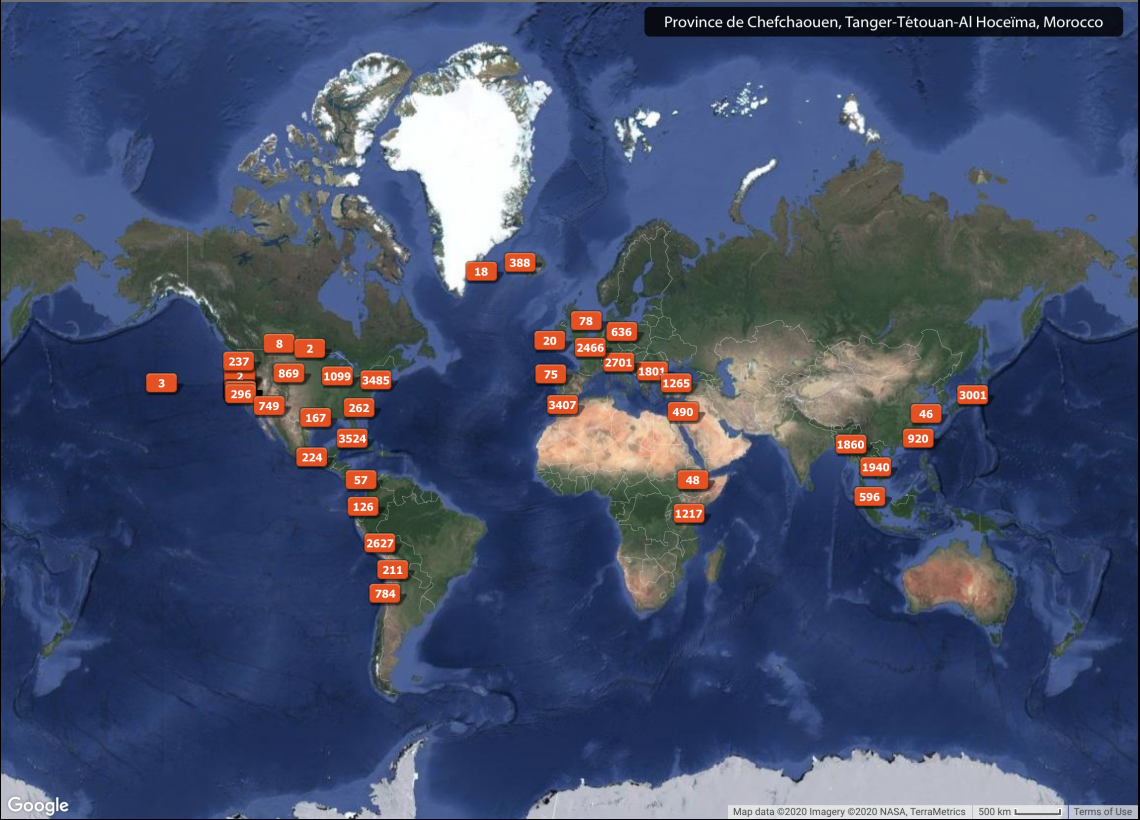 Our travels over the years