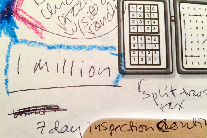 Our seller wrote $1,000,000 ... way above the asking price!