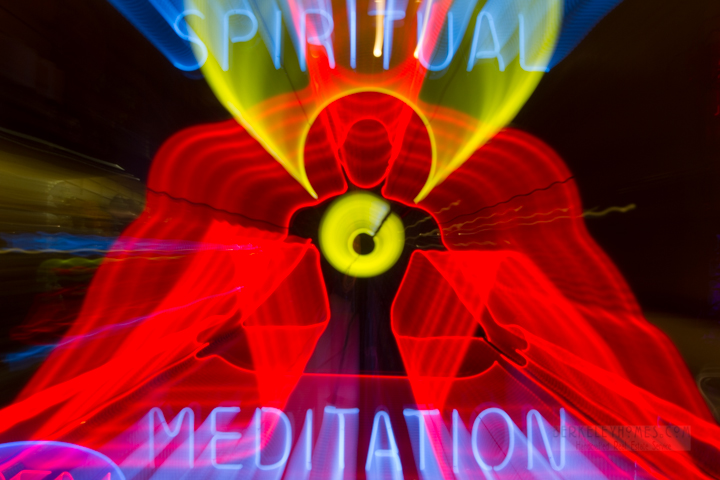 Solano Avenue - Spiritual Meditation Neon Sign