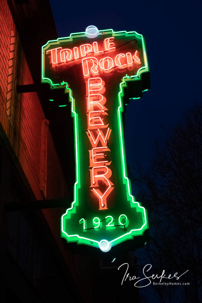 Us Ca Berkeley Neon Bar Liquor Store Triple Rock 1920