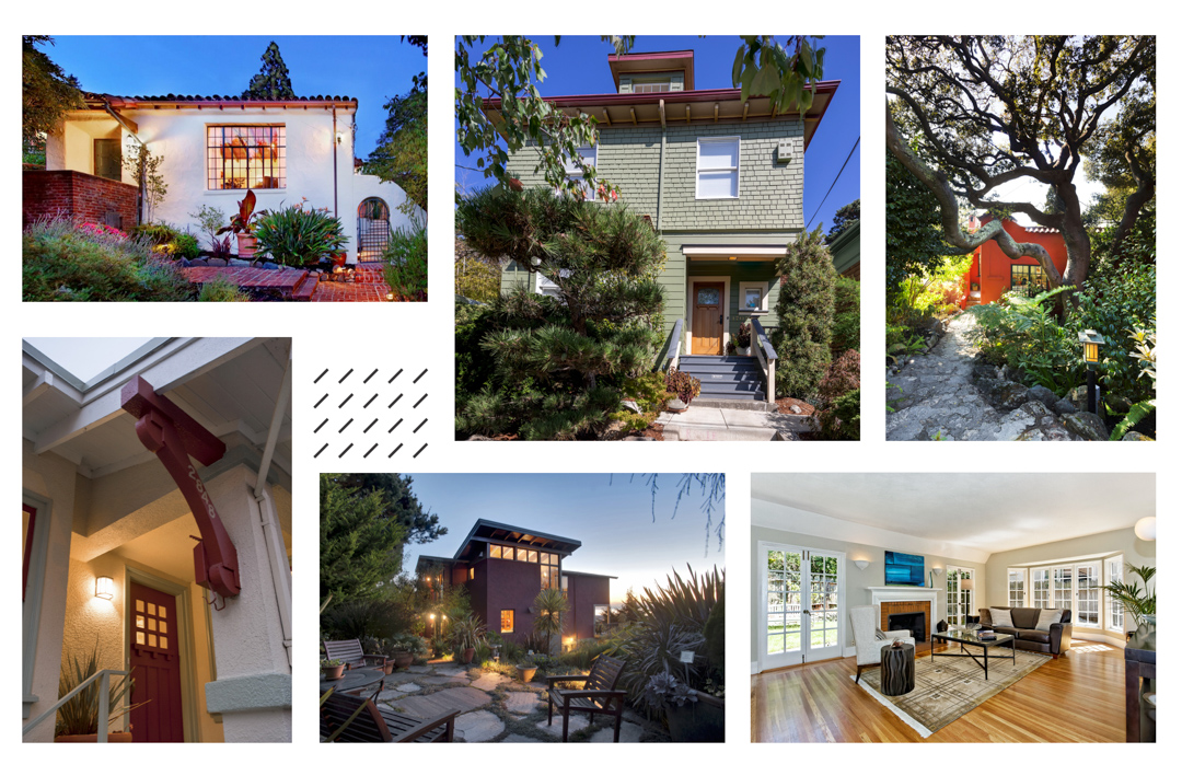 Photos of Berkeley homes Ira & Carol Serkes sold