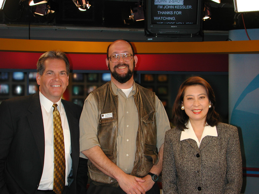 Ira Serkes with Emerald Yeh and John Sasaki - KRON TV